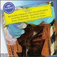 Strauss: Ein Heldenleben; Wagner: Siegfried-Idyll - Michel Schwalb (violin); Berlin Philharmonic Orchestra; Herbert von Karajan (conductor)