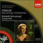 Strauss: Four Last Songs/12 Orchestral Songs
