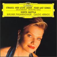 Strauss: Four Last Songs - Karita Mattila (vocals); Berlin Philharmonic Orchestra; Claudio Abbado (conductor)
