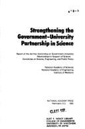 Strengthening the Government-University Partnership in Science