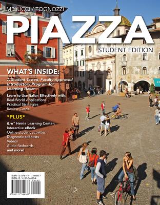 Student Activities Manual with iLrn Printed Access Card for Melucci/Tognozzi's Piazza - Tognozzi, Elissa, and Melucci, Donatella