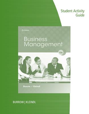 Student Activity Guide for Burrow/Kleindl's Business Management, 13th - Burrow, James L, and Kleindl, Brad