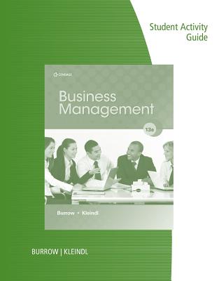 Student Activity Guide for Burrow/Kleindl's Business Management, 13th - Burrow, James, and Kleindl, Brad