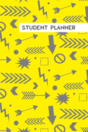 Student Planner: Undated Weekly Planner, Fun Yellow Kids School Student Organizer, Notes, Homework Tasks Diary for Elementary, Middle and High School