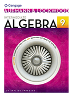 Student Solutions Manual for Aufmann/Lockwood's Intermediate Algebra:  An Applied Approach, 9th