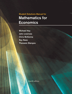 Student Solutions Manual for Mathematics for Economics, Fourth Edition