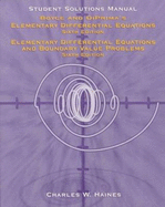 Student solutions manual to accompany Elementary differential equations, sixth edition, and Elementary differential equations and boundary value problems, sixth edition [by] William E. Boyce, Richard C. DiPrima