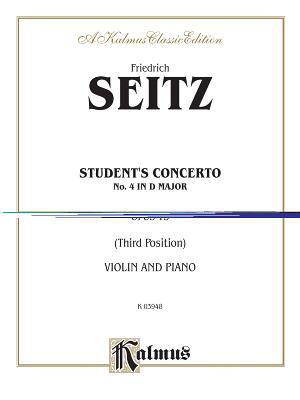 Student's Concerto No. IV in D - Seitz, Friedrich (Composer)