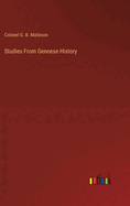 Studies From Genoese History