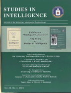 Studies in Intelligence: Journal of the American Intelligence Professional - Center for the Study of Intelligence (U S ) (Creator)