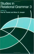 Studies in Relational Grammar 3 - Postal, Paul M (Editor), and Joseph, Brian D, Professor (Editor)