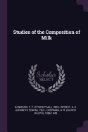 Studies of the Composition of Milk