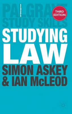 Studying Law - Askey, Simon, and McLeod, Ian