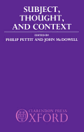 Subject, Thought and Context