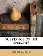 Substance of the Speeches