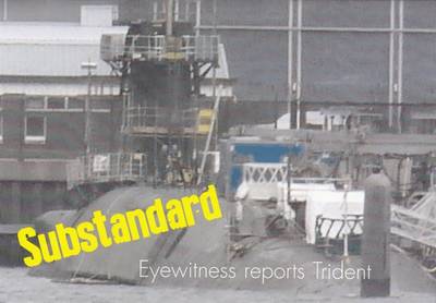 Substandard: Eyewitness Reports Trident - Simpson, Tony (Editor)