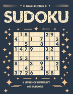 SUDOKU Brain Puzzles: Challenge your Mind with 6 Levels of Difficulty