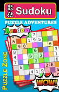Sudoku Puzzle Adventures - Random: Warning: Seeking Excitement? No Ranking Clues & No Solutions! Game for It? Designed to Stretch & Exercise Your Brain, and Help Guard Against Alzheimer. 150 Random Sudoku Puzzles for Hours of Fun, Aggravation and...