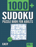 Sudoku Puzzle Book for Adults: 1000+ Easy Sudoku Puzzles with Solutions - Vol. 2
