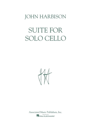 Suite for Solo Cello: Cello Solo - Harbison, John (Composer)