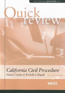 Sum and Substance Quick Review on California Civil Procedure