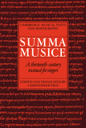 Summa Musice: A Thirteenth-Century Manual for Singers