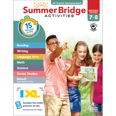 Summer Bridge Activities, Grades 7 - 8 - Summer Bridge Activities, and Carson Dellosa Education (Compiled by)