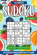 Summer Sudoku Super Easy to Hard: Volume 01