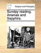 Sunday Reading. Ananias and Sapphira.