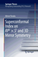 Superconformal Index on Rp2  S1 and 3D Mirror Symmetry