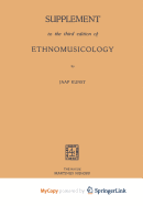 Supplement to the Third Edition of Ethnomusicology