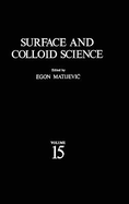 Surface and Colloid Science