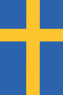 Swedish Flag Journal: Blank Lined Journal