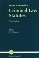 Sweet and Maxwell's Criminal Law Statutes