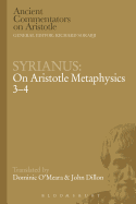 Syrianus: On Aristotle Metaphysics 3-4