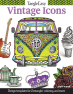Tangleeasy Vintage Icons: Design Templates for Zentangle(r), Coloring, and More