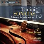 Tartini Sonatas, Vol. 2: 5 Sonatas for Violin and B.C.