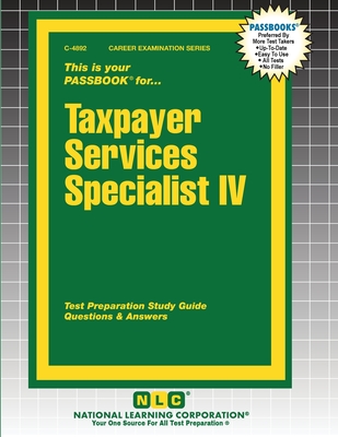 Taxpayer Services Specialist IV - Passbooks (Compiled by)