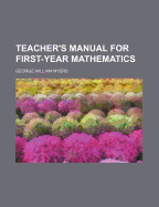 Teacher's manual for first-year mathematics