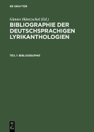 Teil 1: Bibliographie; Teil 2: Register - Hantzschel, Gunter (Editor)