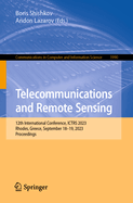 Telecommunications and Remote Sensing: 12th International Conference, Ictrs 2023, Rhodes, Greece, September 18-19, 2023, Proceedings