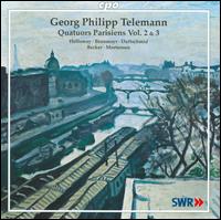 Telemann: Quatuors Parisienne, Vol. 2 & 3 - John Holloway (violin); Lars Ulrik Mortensen (harpsichord); Lorenz Duftschmid (viola da gamba); Ulrike Becker (cello)