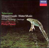 Telemann: Water Music; Alster Overture; "The Frogs" Concerto - Andrew Clark (horn); Pavlo Beznosiuk (violin); New London Consort; Philip Pickett (conductor)