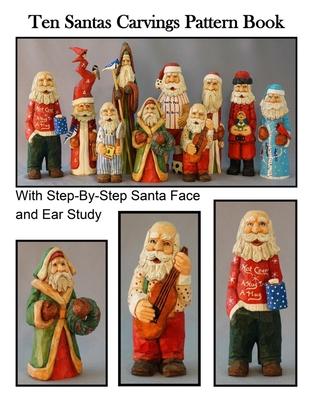 Ten Santas Carvings Pattern Book - Scott, R M