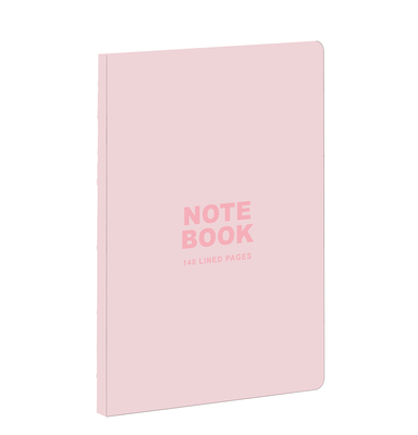 Teneues - A5 Notebook: Pastel Pink, 140 Lined Pages, Raw Sewn Spine, Lays Flat: Our A5 Size Standard Paperback Notebook - Teneues (Designer)