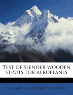 Test of Slender Wooden Struts for Aeroplanes