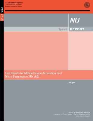 Test Results for Mobile Device Acquisition Tool: Micro Systemation XRY v6.3.1 - Ridgeway, Greg