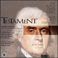 Testament - Turtle Creek Chorale