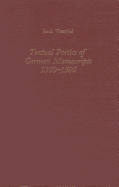 Textual Poetics of German Manuscripts, 1300-1500