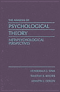 The Analysis of Psychological Theory: Meta-Psychological Perspectives - Stam, Henderikus J, Professor (Editor)
